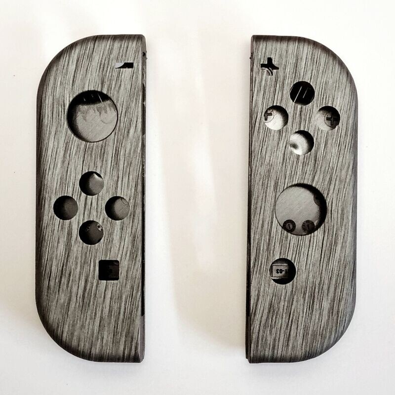 Nintendo Switch Customised Joy-Con Shell - Brushed Metal