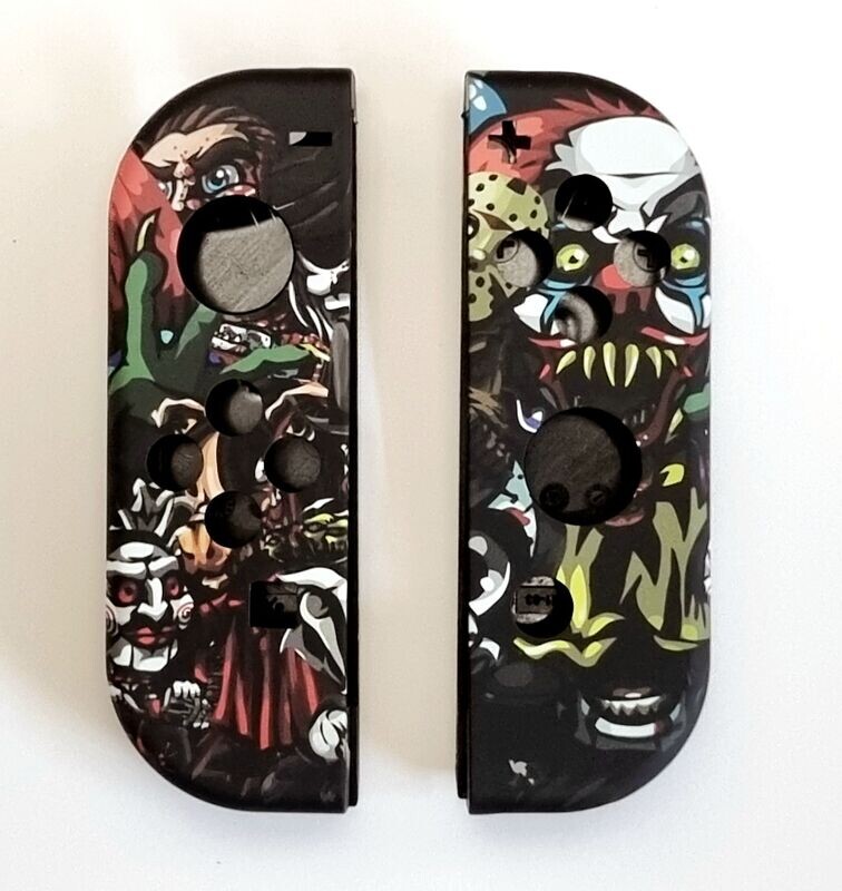 Nintendo Switch Customised Joy-Con Shell - Horror Design