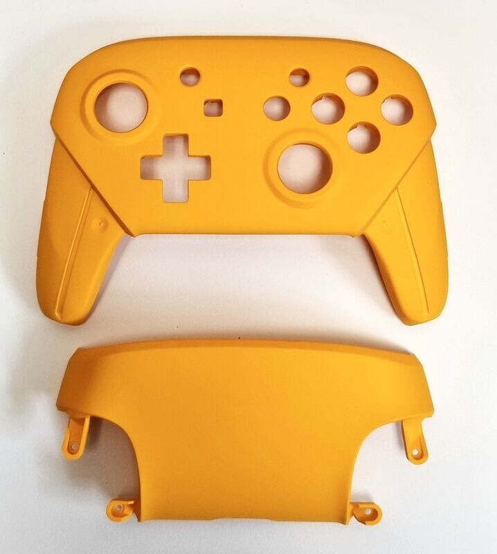 Nintendo Switch Pro Controller Shell - Soft Touch Panic Yellow