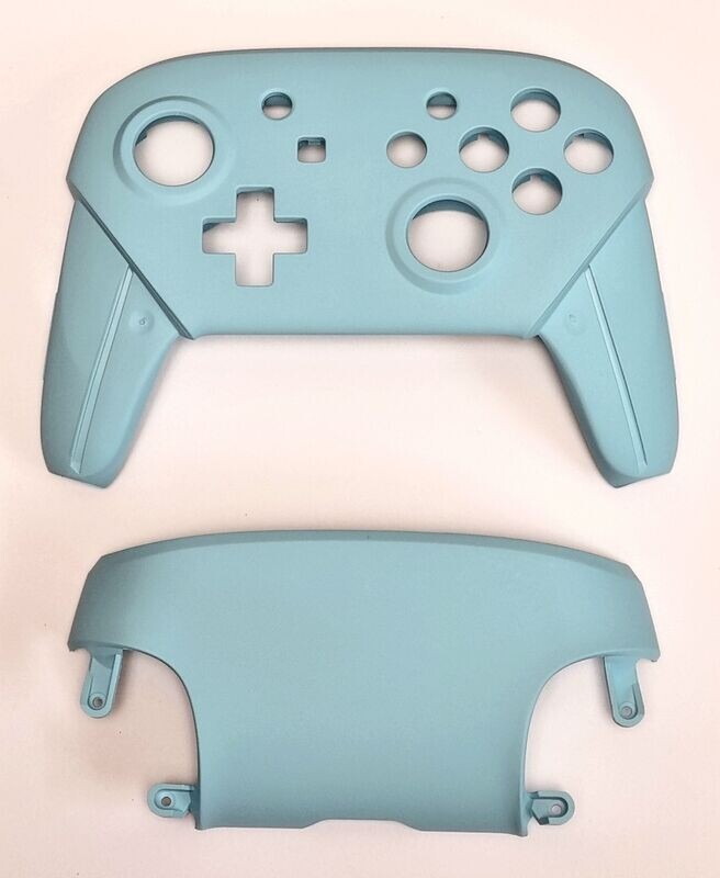 Nintendo Switch Pro Controller Shell - Soft Touch Baby Blue