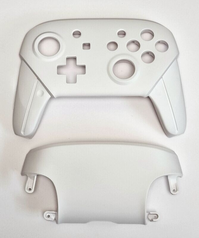 Nintendo Switch Pro Controller Shell - Soft Touch White