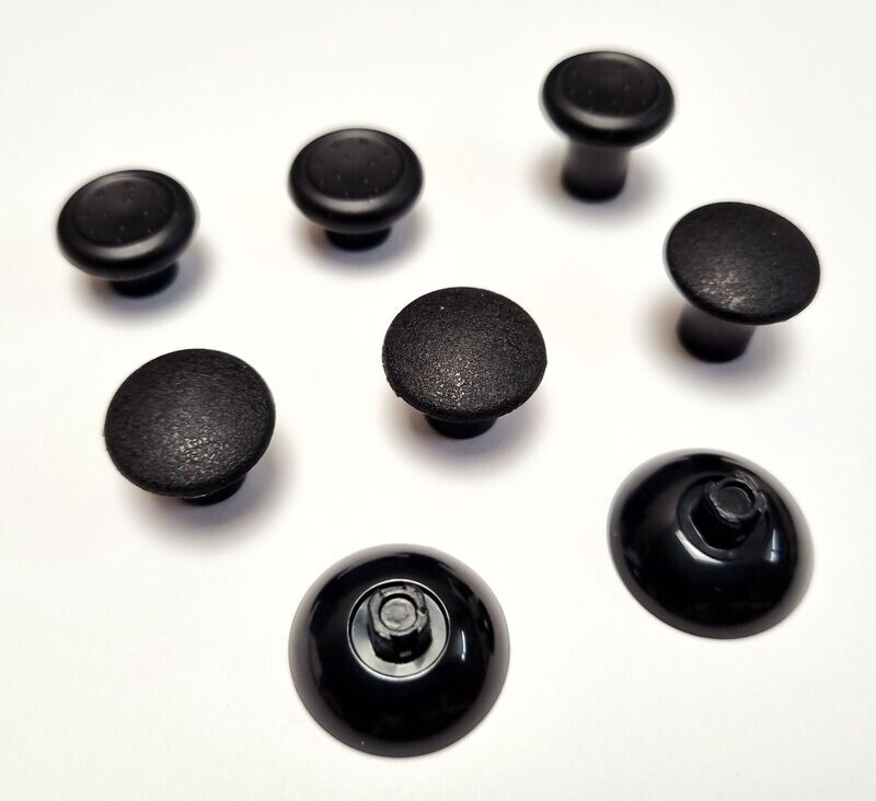 eXtremeRate Ergonomic Interchangeable Thumbsticks - Black