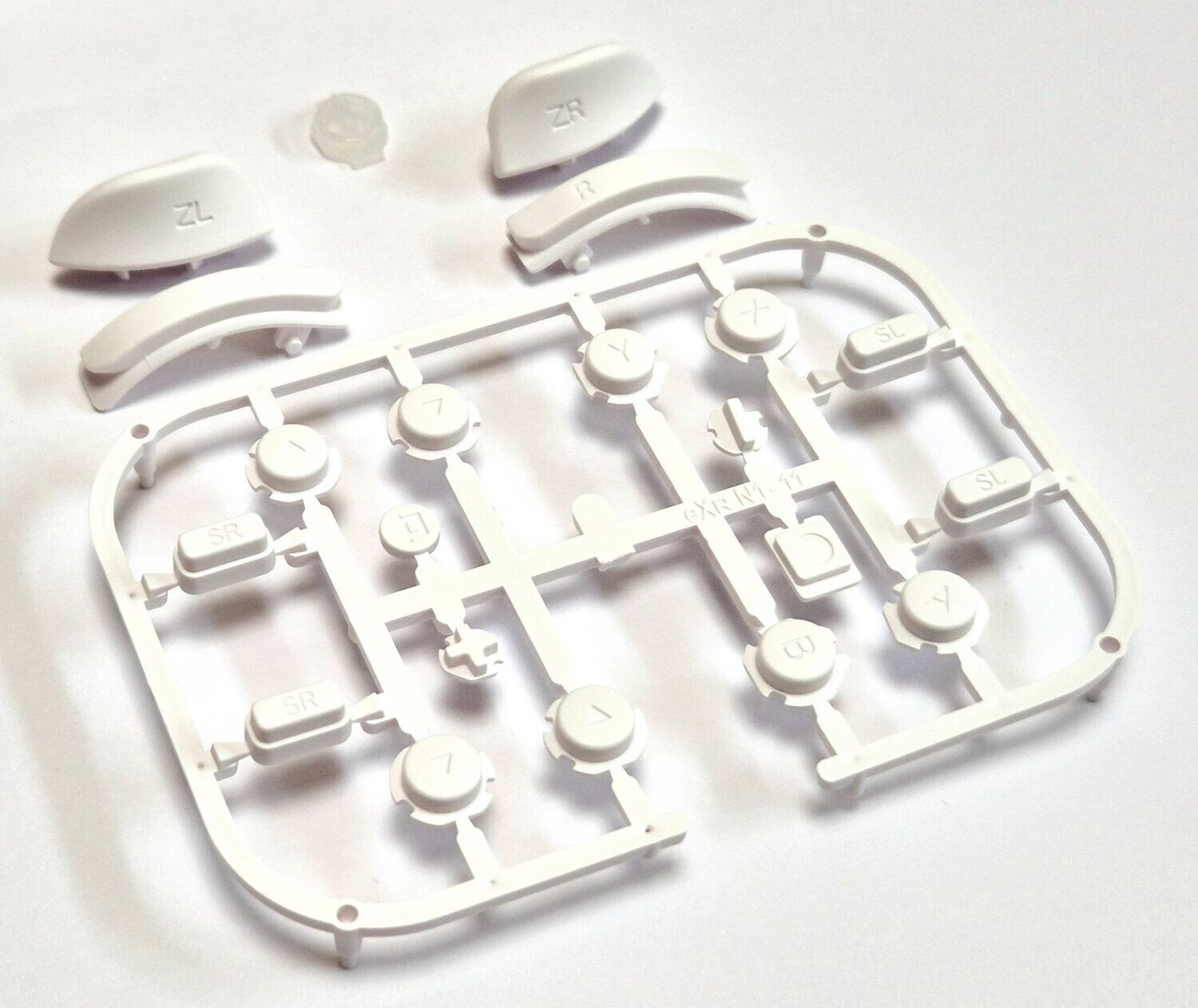Complete White Button Set for Nintendo Switch