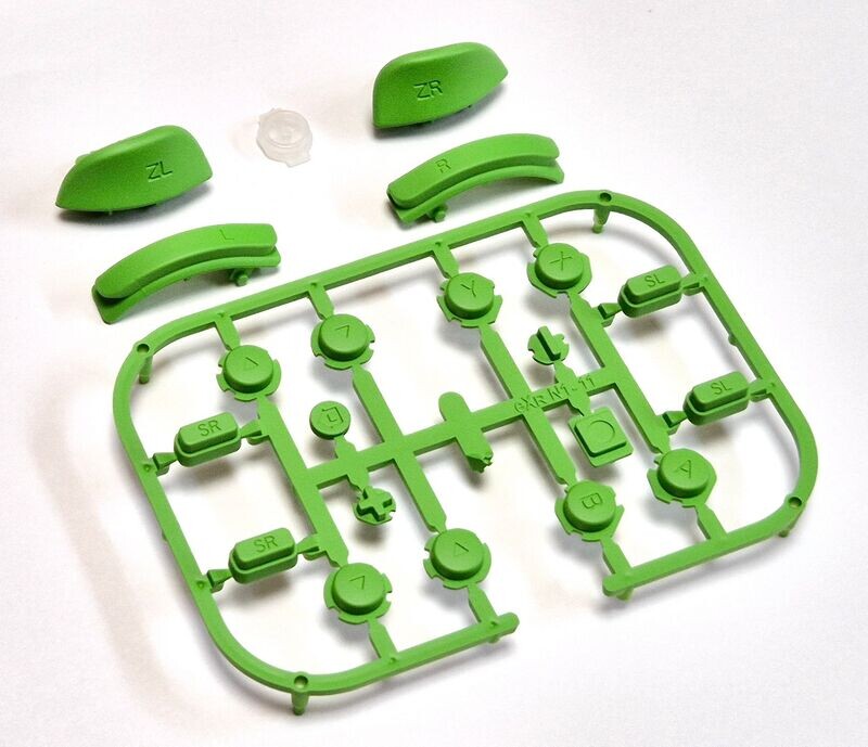 Complete Green Button Set for Nintendo Switch