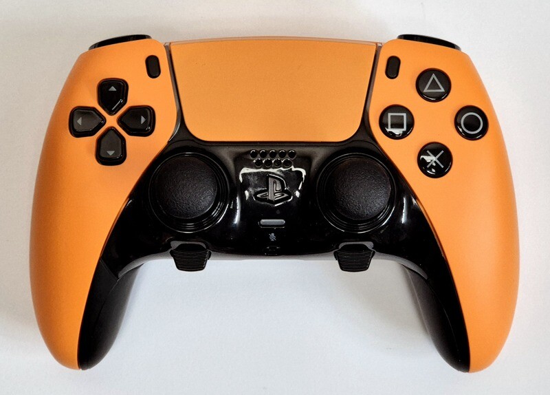 Custom PS5 Dualsense Edge Controller - Bright Orange Design *NEW*