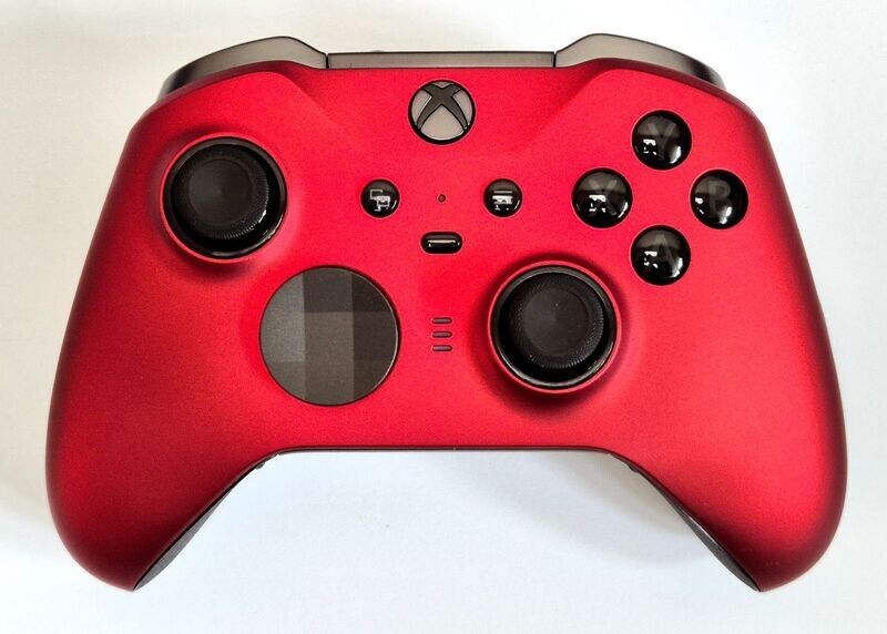 ​Customised Xbox Elite Series 2 Wireless Controller - Vampire Red Soft Touch Design *NEW*