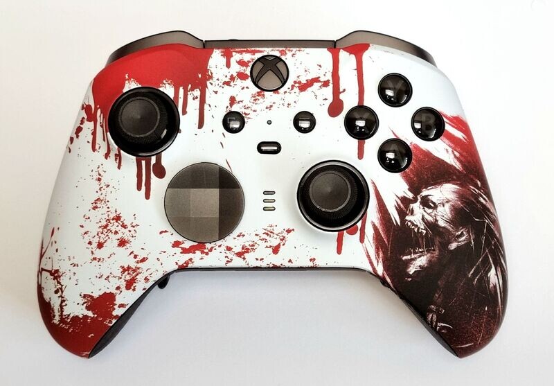 ​Customised Xbox Elite Series 2 Wireless Controller - Blood Zombie Design *NEW*