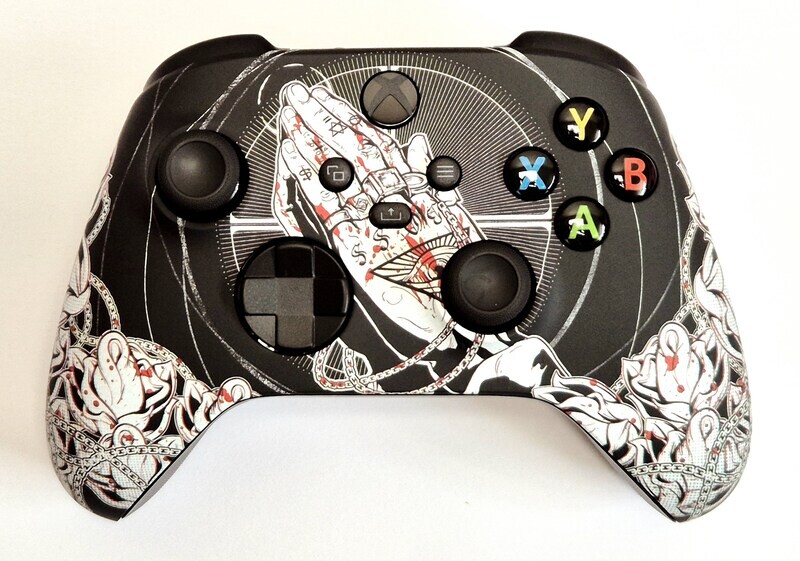 Customised Microsoft Wireless Xbox Series X/S Controller - The Forgiveless Redemption *NEW*