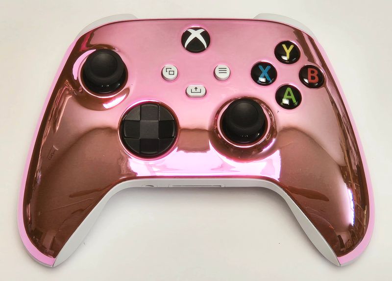 Customised Microsoft Wireless Xbox Series X/S Controller - Chrome Pink *NEW*