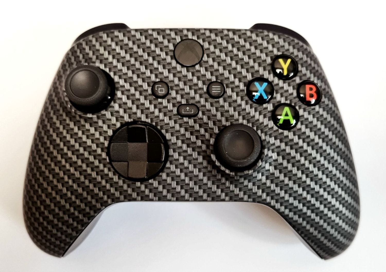 ​Customised Microsoft Wireless Xbox Series X/S Controller - Black & Grey Carbon Design *NEW*