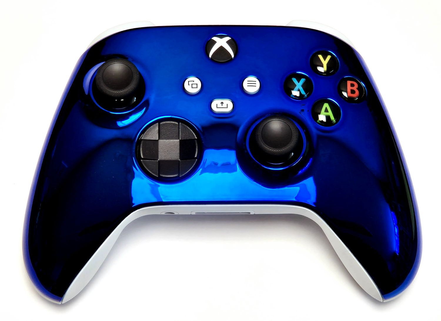 Customised Microsoft Wireless Xbox Series X/S Controller - Chrome Blue *NEW*