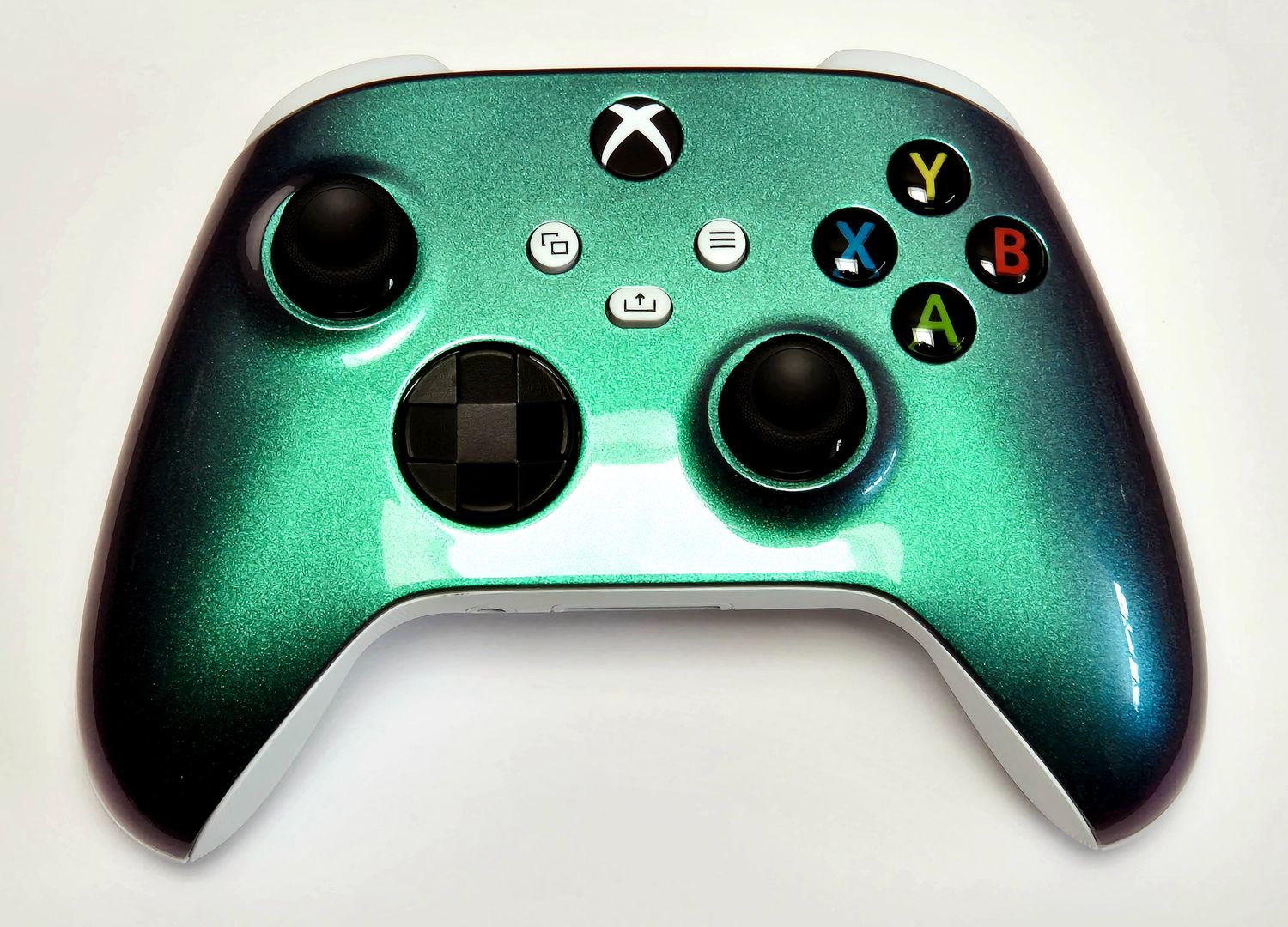 Custom Microsoft Wireless Xbox Series X/S Controller - Chameleon Green & Purple *NEW*