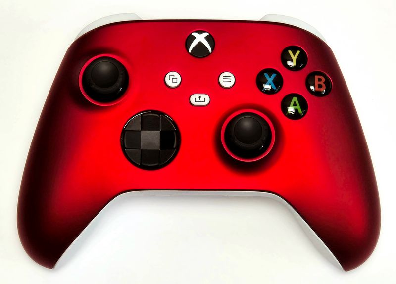 Customised Microsoft Wireless Xbox Series X/S Controller - Vampire Red Soft Touch *NEW*