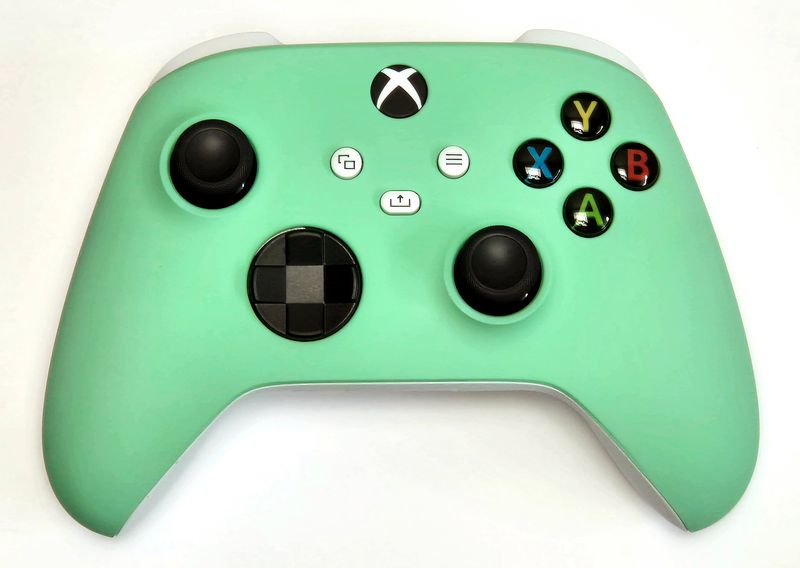 Customised Microsoft Wireless Xbox Series X/S Controller - Mint Green Soft Touch *NEW*