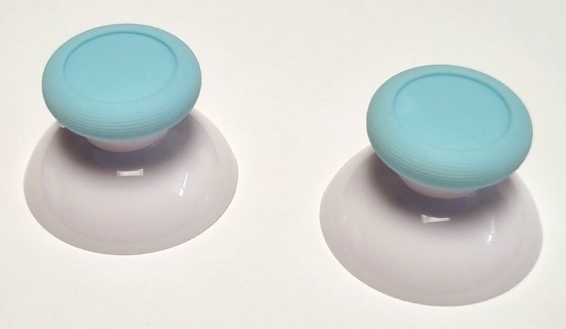​Nintendo Switch Pro Controller Thumbsticks - White & Baby Blue