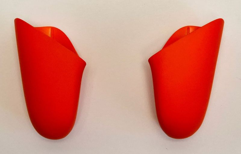 Nintendo Switch Pro Controller Side Grips - Bright Orange