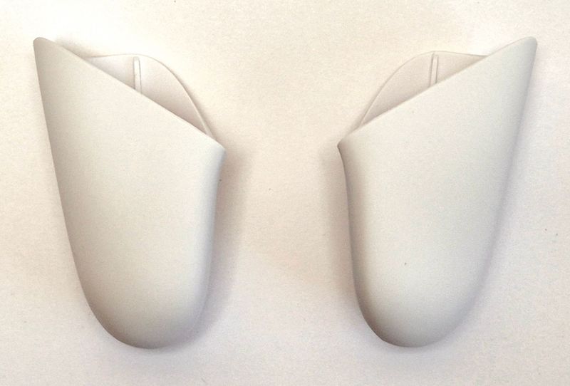 Nintendo Switch Pro Controller Side Grips - White