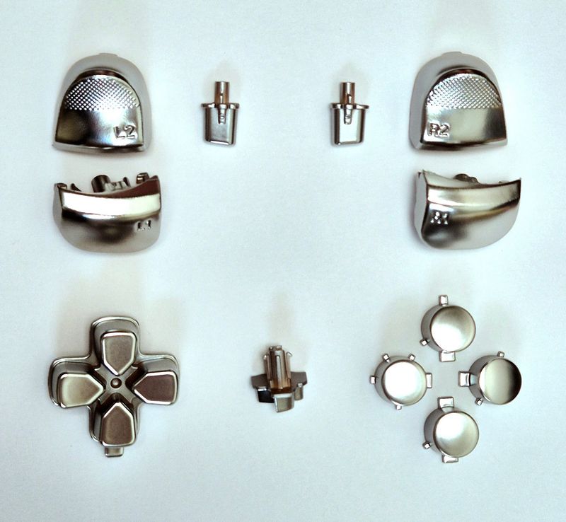 PS5 Dualsense Edge Button Set - Silver