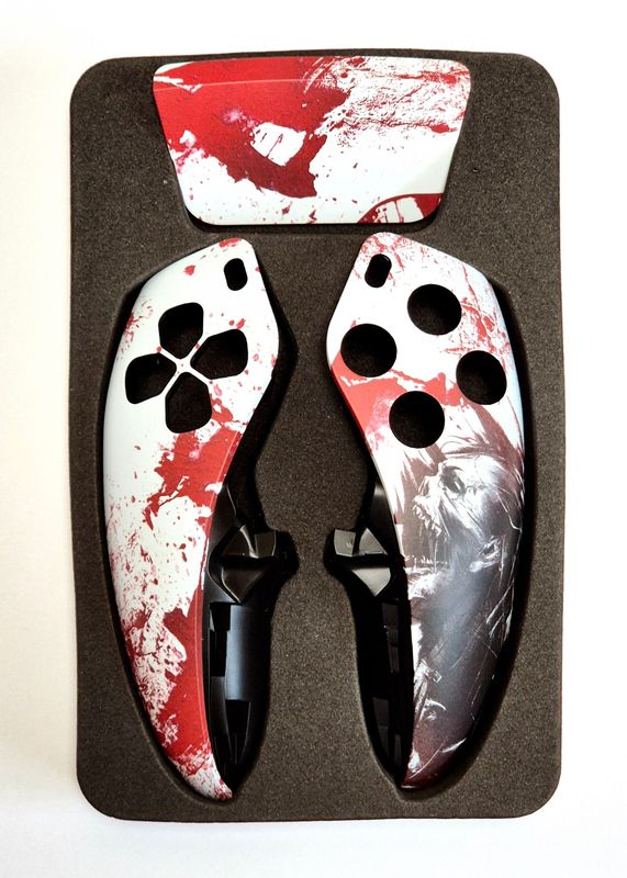 ​PS5 Dualsense Edge Custom Faceplate - Blood Zombie Design *NEW*