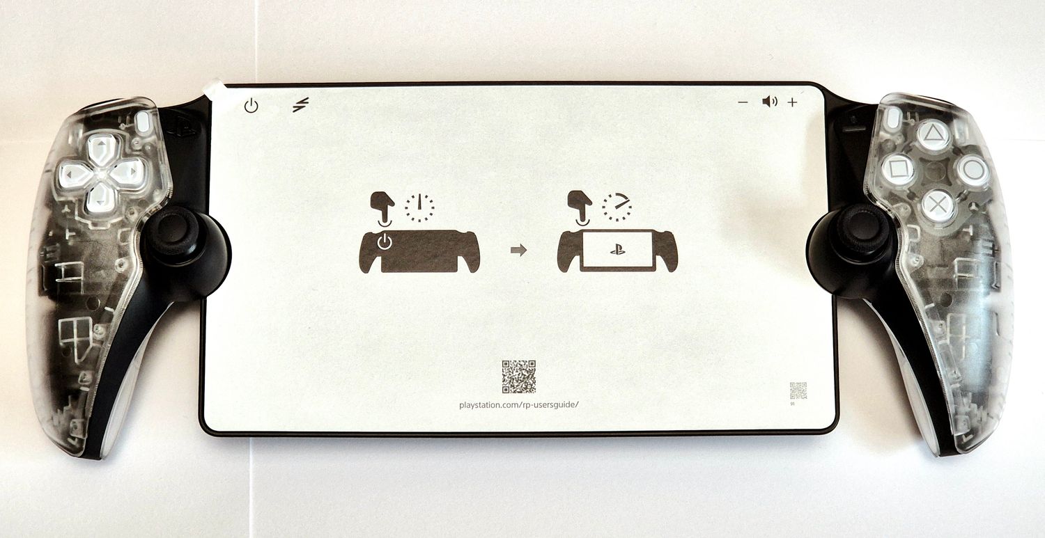 Custom Sony Playstation Portal + Hall Effect Thumbsticks - Transparent - *NEW*