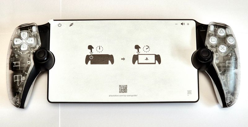 Custom Sony Playstation Portal + Hall Effect Thumbsticks - Transparent - *NEW*