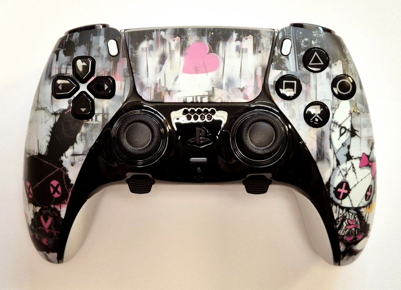 Custom PS5 Dualsense Edge Controller - Phunky Bunnies Design *NEW*