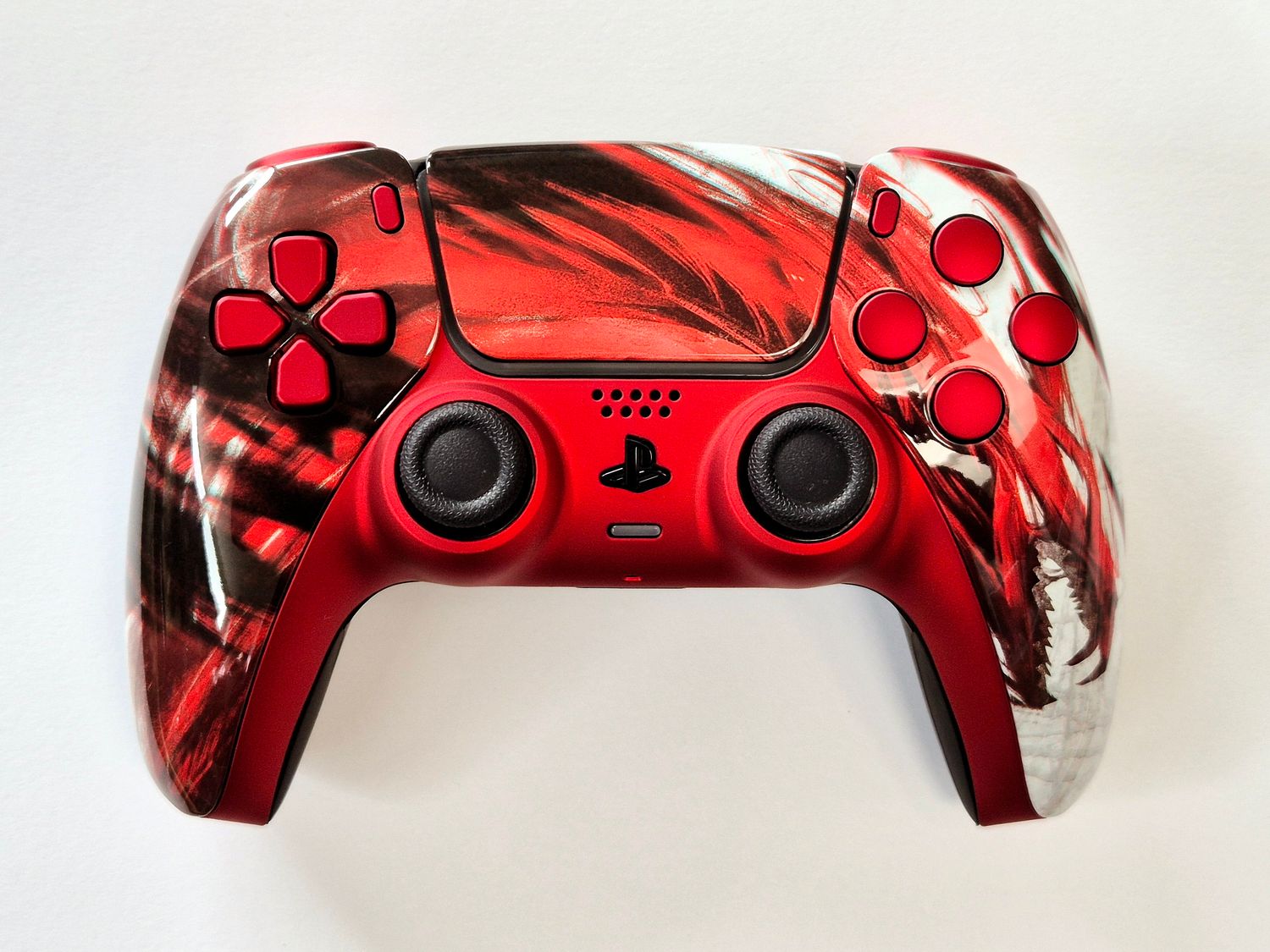 Customised PS5 Dualsense Controller - Shadow of the Blood Dragon - *NEW*