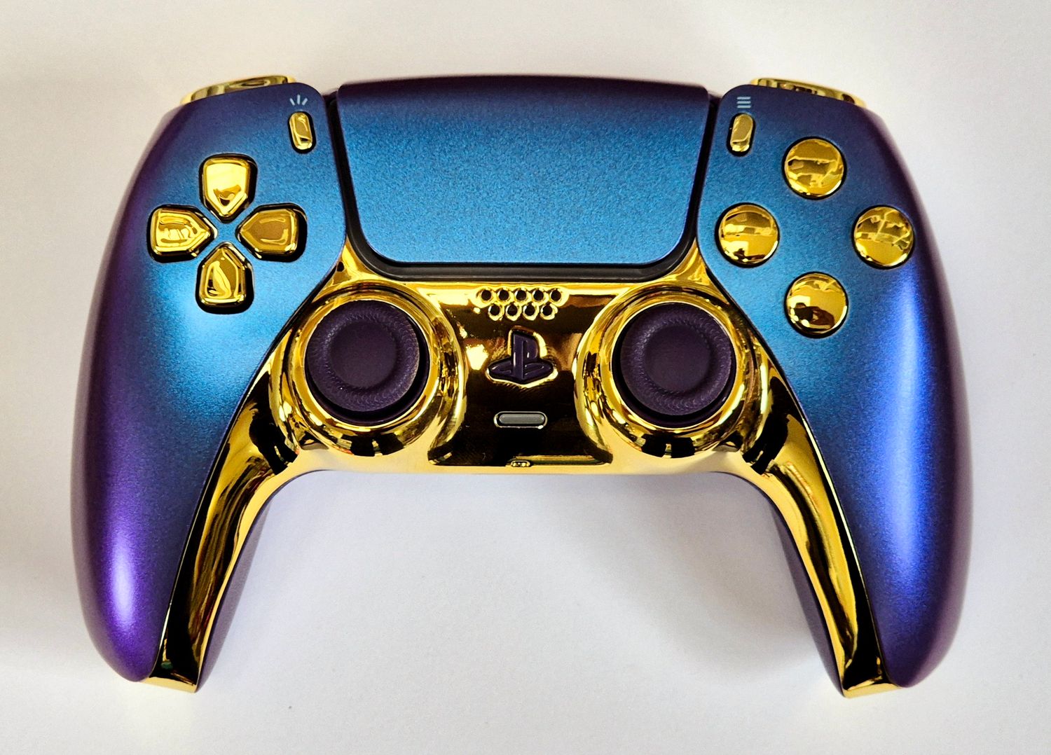 Customised PS5 Dualsense Controller - Chroma Gold / Chrome Gold - *NEW*