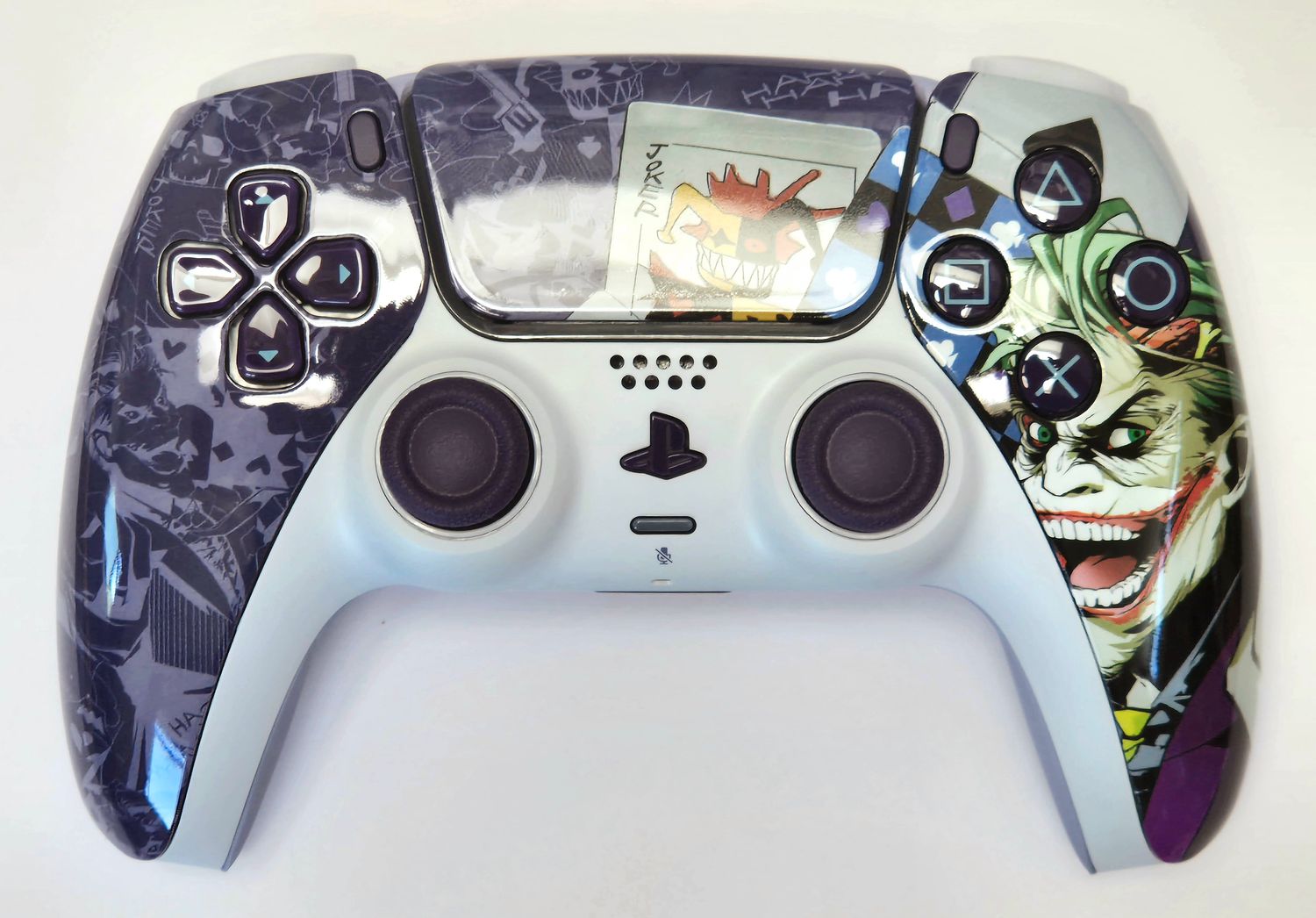 Customised PS5 Dualsense Controller - Comic Book Joker - *NEW*