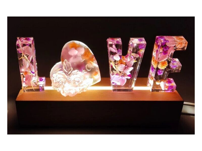 LED Personalizado lila