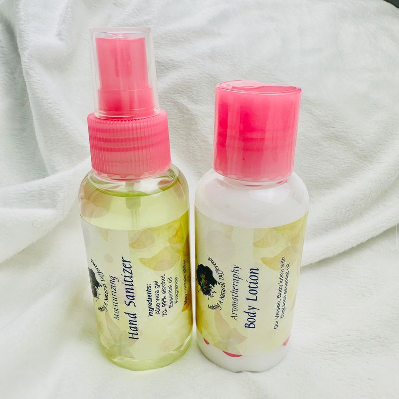 SMALL BUNDLE (Body Lotion + Sanitizer)