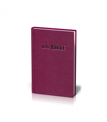Bible LS1910 Evangelisation Rigide Grenat