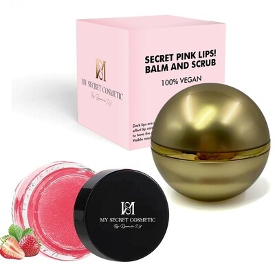 Secret Pink Lips Balm and Scrub