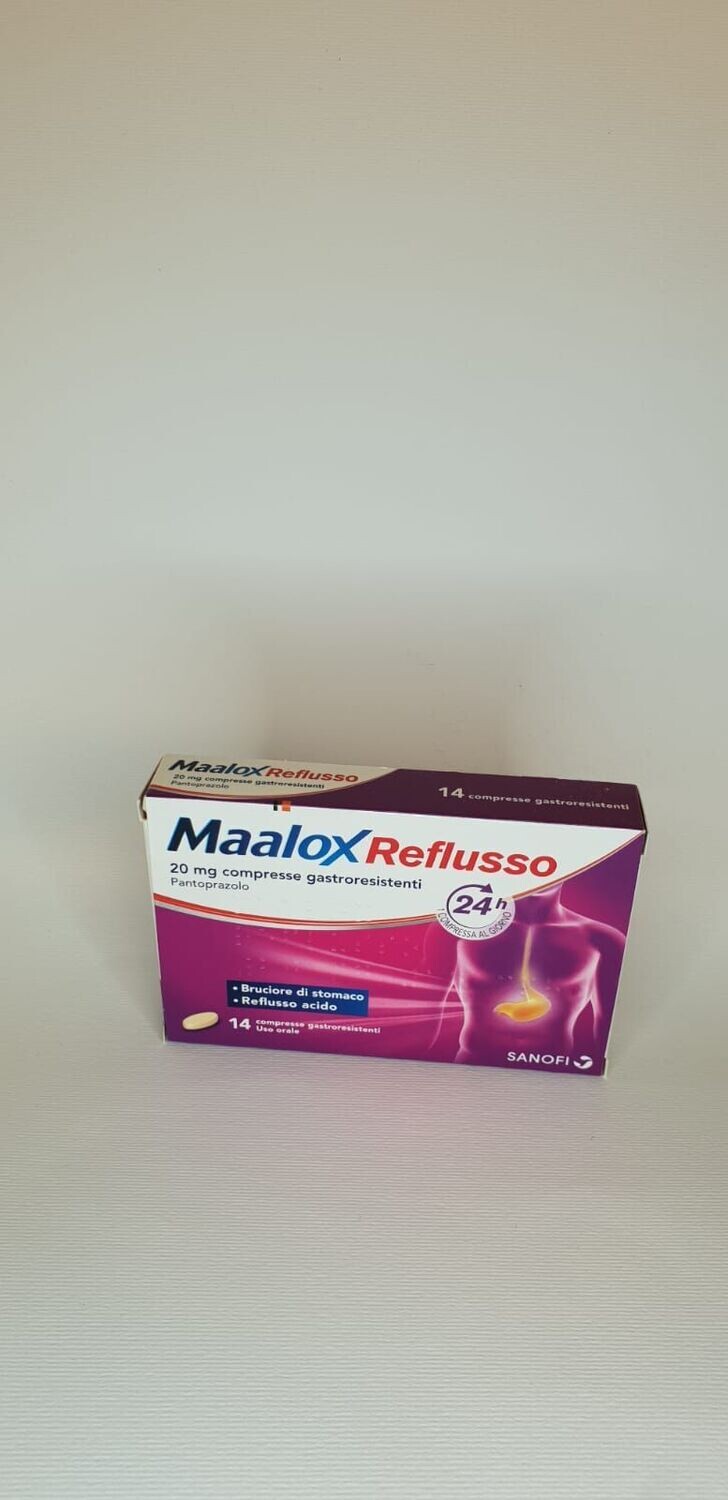Maalox reflusso 14 cp 20 mg