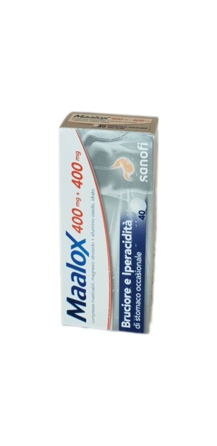 Maalox 40 cpr mast 400+400 mg