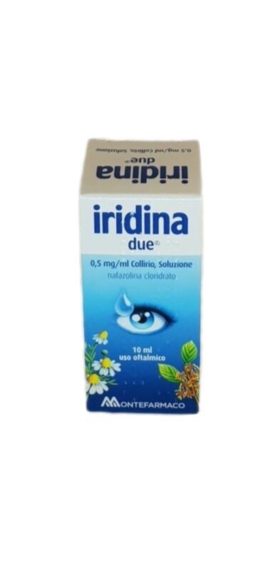 Iridina due collirio 10 ml 0,5 mg/ml Iridina due collirio 10 ml 0,5 mg/ml