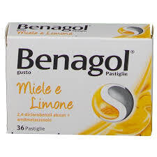 Benagol 36 pastiglie miele limone Benagol 36 pastiglie miele limone