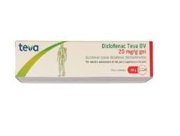 Diclofenac teva gel 60 g 20 mg/g Diclofenac teva gel 60 g 20 mg/g