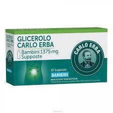 Glicerolo Bambini 18 supposte