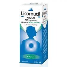 Lisomucil tosse mucolitico adulto sciroppo senza zucchero
