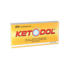 Ketodol 20 compresse 25 mg+200 mg Ketodol 20 compresse 25 mg+200 mg