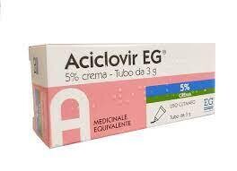 Aciclovir Eg crema 3 g 5%