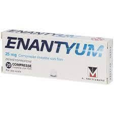 Enantyum 20 compresse rivestite 25 mg Enantyum 20 compresse rivestite 25 mg