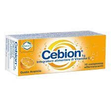 Cebion Vitamina C Arancia 10 compresse effervescenti