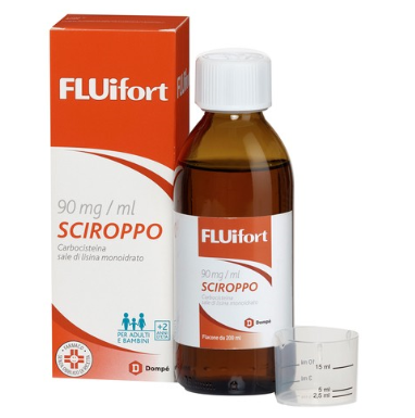 Fluifort scir 200 ml 90 mg/ml