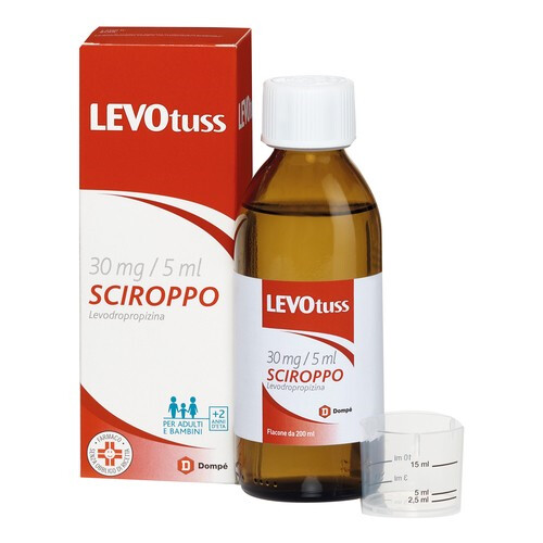 Levotuss sciroppo per tosse 200 ml 300 mg/5 ml Levotuss sciroppo per tosse 200 ml 300 mg/5 ml