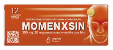 Momenxsin 12 compresse 200+30 mg Momenxsin 12 compresse 200+30 mg