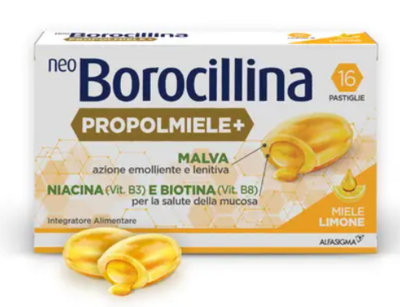 Neoborocillina Propolmiele+Limone 16 pastiglie
