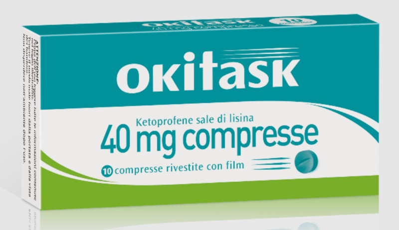 Okitask 10 compresse rivestite 40 mg Okitask 10 compresse rivestite 40 mg