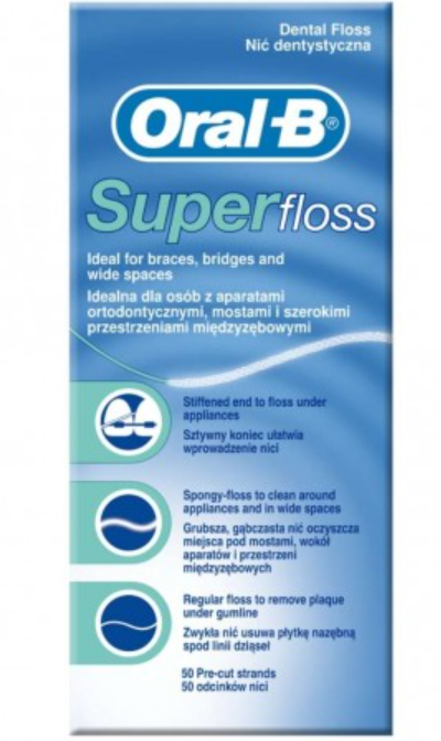 OralB superfloss filo interdentale OralB superfloss filo interdentale